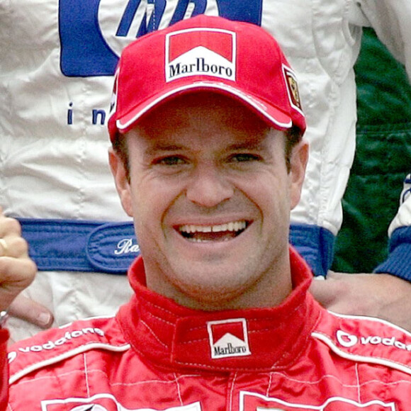 Rubens Barrichello et Michael Schumacher à São Paulo, le 25 octobre 2004.