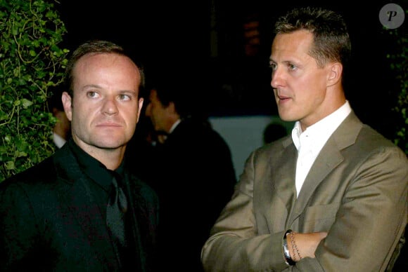 Rubens Barrichello et Michael Schumacher à Turin, le 6 septembre 2005.