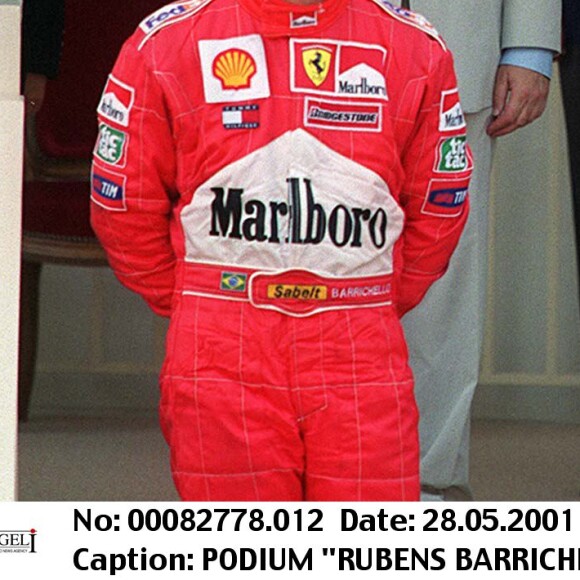 Rubens Barrichello et Michael Schumacher le 28 mai 2001.