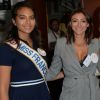 Vaimalama Chaves, Miss France 2019, Rachel Legrain-Trapani Camille Cerf et Sophie Thalmann à l'opération Charity Day chez Aurel BCG partners à Paris le 11 septembre 2019. © Veeren / Bestimage 11/09/2019 - Paris