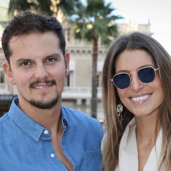 Juan Arbelaez et sa fiancée Laury Thilleman - Personnalités sur la place du Casino de Monte-Carlo dans le cadre de la seconde édition des Influencer Awards à Monaco, le 5 octobre 2019. © Olivier Huitel / Pool Monaco / Bestimage