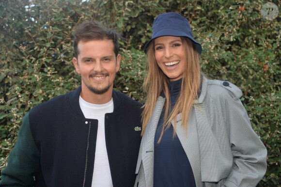 Laury Thilleman (Miss France 2011) et son compagnon Juan Arbelaez - People au défilé Lacoste Collection Prêt-à-Porter Printemps/Eté 2020 lors de la Fashion Week de Paris, le 1er octobre 2019. © Veeren Ramsamy-Christophe Clovis/Bestimage