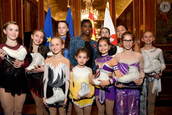 Exclusif - Surya Bonaly reçoit les Insignes de Chevalier dans l'Ordre de la Légion d'Honneur par le maire de Nice, Christian Estrosi, dans les salons du Musée Masséna. Nice, le 13 décembre 2019. © Bruno Bebert / Bestimage