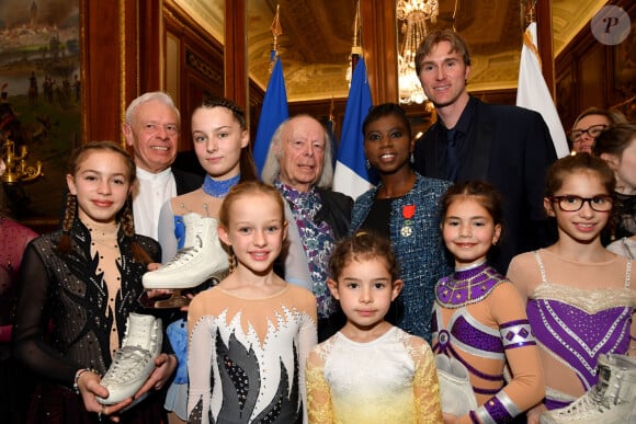 Exclusif - Surya Bonaly reçoit les Insignes de Chevalier dans l'Ordre de la Légion d'Honneur par le maire de Nice, Christian Estrosi, dans les salons du Musée Masséna. Nice, le 13 décembre 2019. © Bruno Bebert / Bestimage