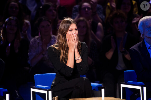 Exclusif - Iris Mittenaere - Enregistrement de l'émission "La boite à secrets" N°2, présentée par F.Bollaert, et qui sera diffusée le 20 décembre sur France 3 en prime time. Le 8 octobre 2019 © Tiziano Da Silva / Bestimage