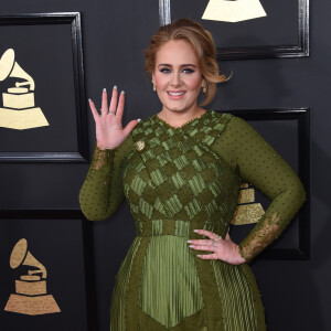 Adele à la 59ème soirée annuelle des Grammy Awards au théâtre Microsoft à Los Angeles, le 12 février 2017 © Chris Delmas/Bestimage