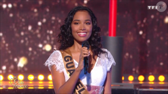 Miss Guadeloupe : Clémence Botino - Élection de Miss France 2020 sur TF1, le 14 décembre 2019.
