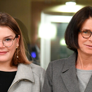 Exclusif - La princesse Stéphanie de Monaco et sa fille Camille Gottlieb rendent visite aux pensionnaires de la Résidence A Qietudine à Monaco le 16 décembre 2019. Elles distribuent des cadeaux de Noël aux pensionnaires. © Bruno Bebert / PRM / Bestimage