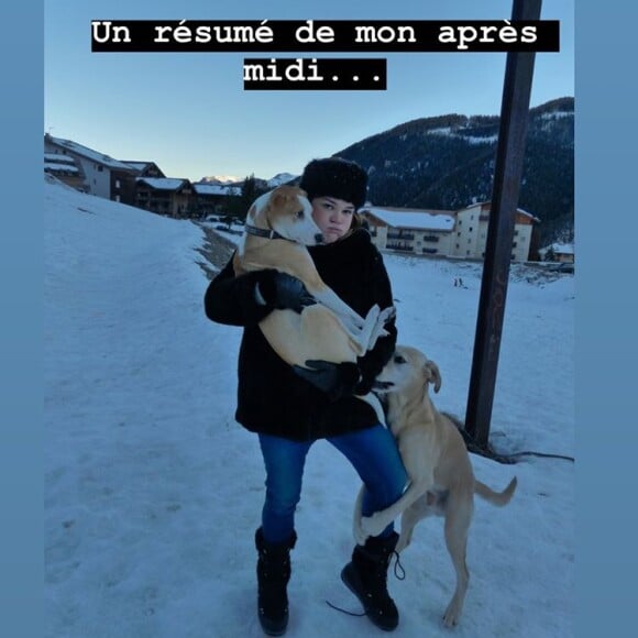 Camille Gottlieb dans une situation délicate. Instagram, le 30 décembre 2019.