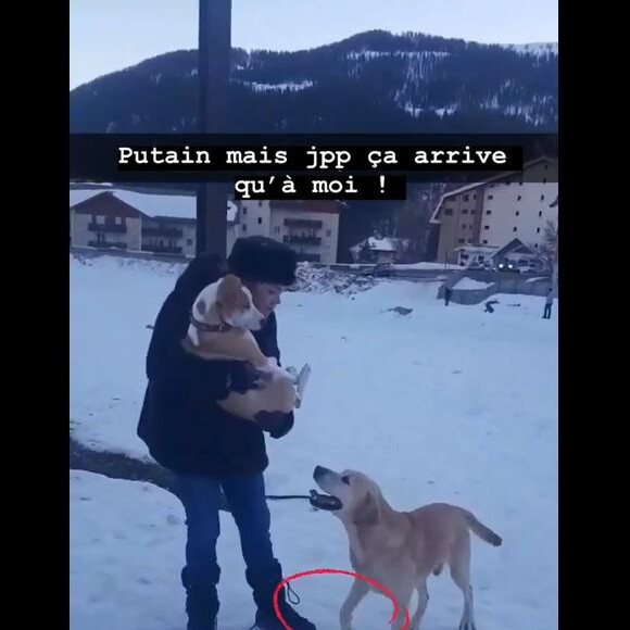 Camille Gottlieb dans une situation très délicate. Instagram, le 30 décembre 2019.