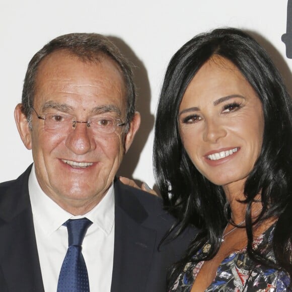 Jean-Pierre Pernaut et sa femme Nathalie Marquay - Gala de charité au profit de l'association "Les Bonnes fées" à l'hôtel d'Evreux, Place Vendôme à Paris, le 20 mars 2017. © Christophe Aubert via Bestimage