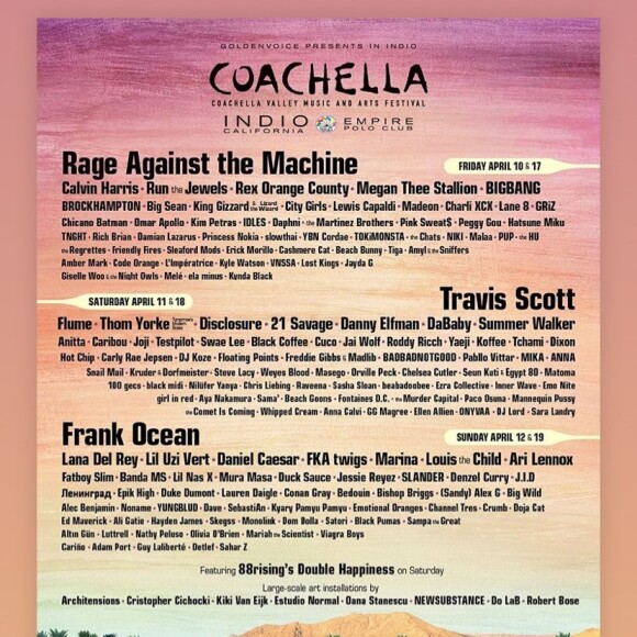 Aya Nakamura annonce sa participation à Coachella 2020, le 3 janvier 2020.