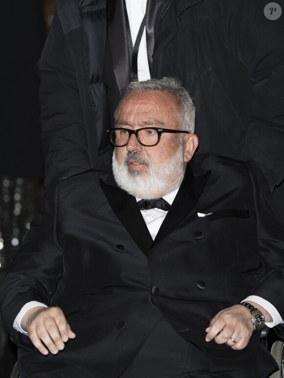 Dominique Farrugia arrive au dîner de la 43e cérémonie des César au Fouquet's à Paris, le 1er mars 2018. © Pierre Perusseau/Bestimage