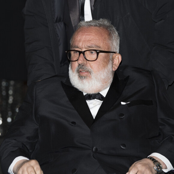 Dominique Farrugia arrive au dîner de la 43e cérémonie des César au Fouquet's à Paris, le 1er mars 2018. © Pierre Perusseau/Bestimage
