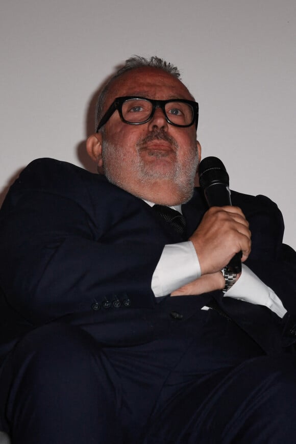 Dominique Farrugia célèbre les 25 ans du film "La Cité de la Peur" au Cinéma de la Plage. 72e Festival de Cannes. Le 16 mai 2019. @ Julien Reynaud/APS-Medias/ABACAPRESS.COM