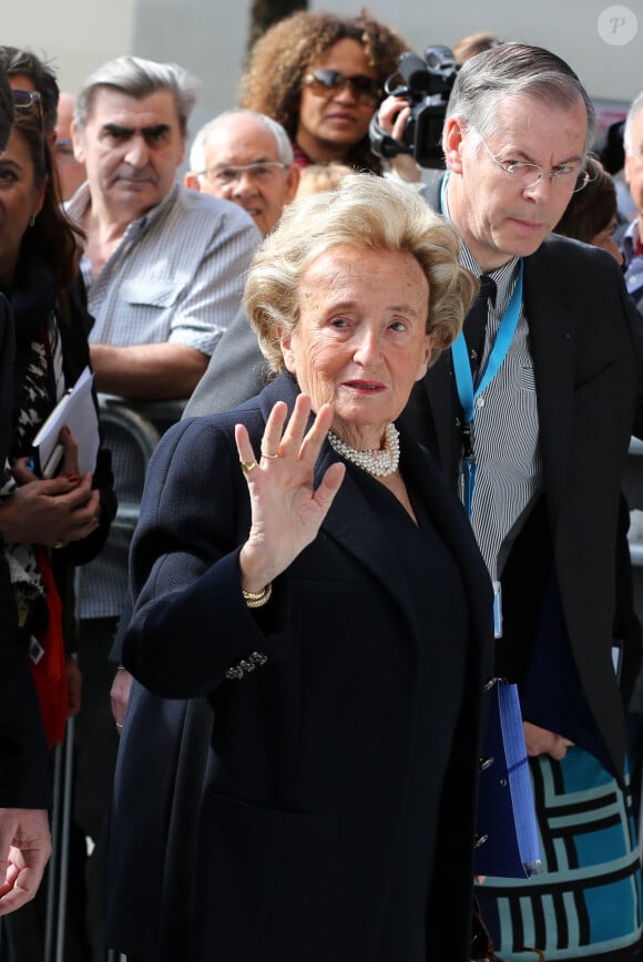 Bernadette Chirac - Inauguration de l'Institut Claude Pompidou consacré à la recherche sur la maladie d'Alzheimer à Nice le 10 mars 2014.