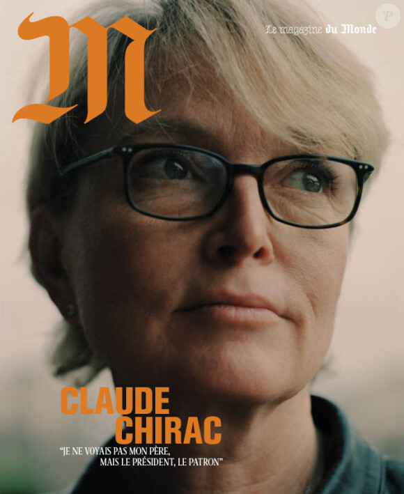 Claude Chirace en couverture de "M, le magazine du Monde", numéro du 3 janvier 2020.