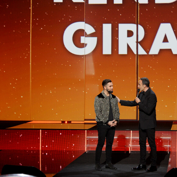 Exclusif - Kendji Girac et Nikos Aliagas - Surprises - Enregistrement de l'émission "La Chanson secrète 4", qui sera diffusée le 4 janvier 2020 sur TF1, à Paris. Le 17 décembre 2019 © Gaffiot-Perusseau / Bestimage