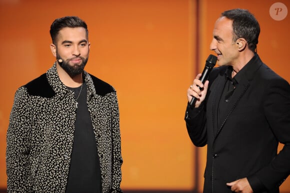 Exclusif  - Kendji Girac et Nikos Aliagas - Surprises - Enregistrement de l'émission "La Chanson secrète 4", qui sera diffusée le 4 janvier 2020 sur TF1, à Paris. Le 17 décembre 2019 © Gaffiot-Perusseau / Bestimage