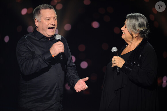 Exclusif  - Paul Maille (père de Kendji Girac) et Ginette Reno - Surprises - Enregistrement de l'émission "La Chanson secrète 4", qui sera diffusée le 4 janvier 2020 sur TF1, à Paris. Le 17 décembre 2019 © Gaffiot-Perusseau / Bestimage