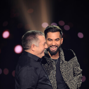 Exclusif - Kendji Girac et son père Paul Maille - Surprises - Enregistrement de l'émission "La Chanson secrète 4", qui sera diffusée le 4 janvier 2020 sur TF1, à Paris. Le 17 décembre 2019 © Gaffiot-Perusseau / Bestimage