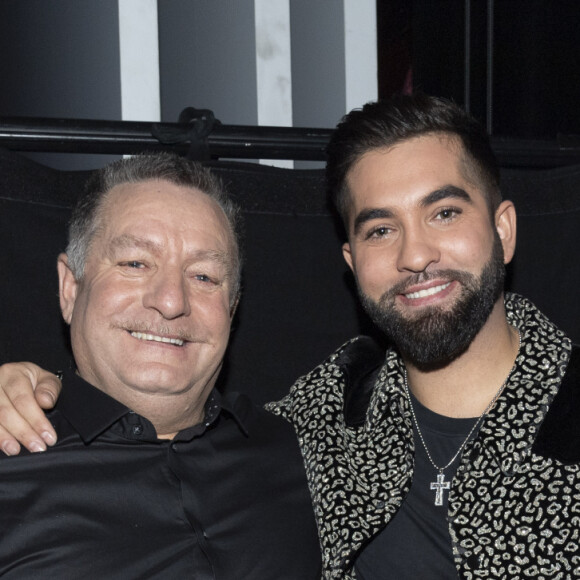 Exclusif - Kendji Girac et son père Paul - Surprises - Backstage de l'enregistrement de l'émission "La Chanson secrète 4", qui sera diffusée le 4 janvier 2020 sur TF1, à Paris. Le 17 décembre 2019 © Gaffiot-Perusseau / Bestimage