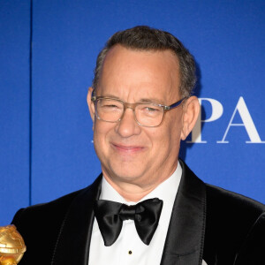 Tom Hanks - Pressroom de la 77e cérémonie annuelle des Golden Globe Awards au Beverly Hilton Hotel à Los Angeles, le 5 janvier 2020.
