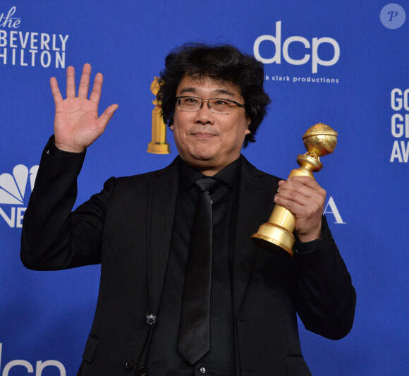 Song Kang-ho - Pressroom de la 77e cérémonie annuelle des Golden Globe Awards au Beverly Hilton Hotel à Los Angeles, le 5 janvier 2020.