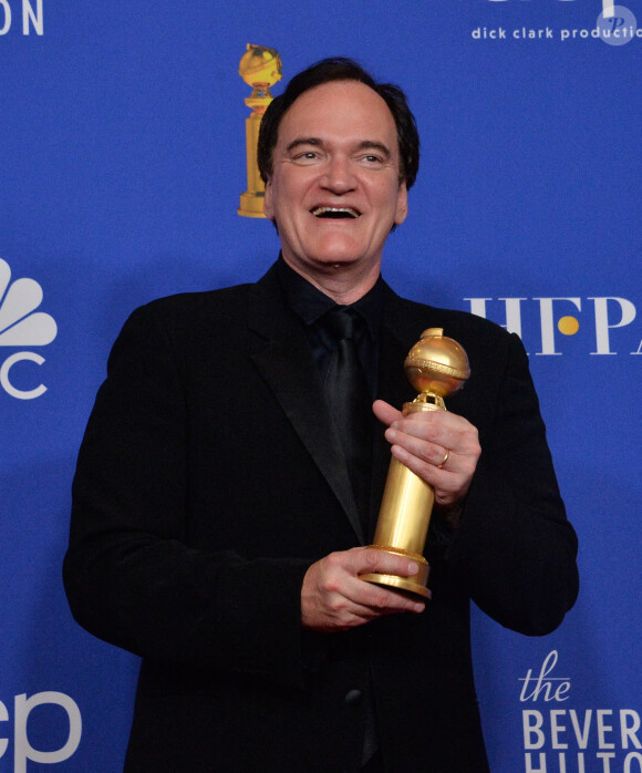 Quentin Tarantino - Pressroom de la 77e cérémonie annuelle des Golden Globe Awards au Beverly Hilton Hotel à Los Angeles, le 5 janvier 2020.