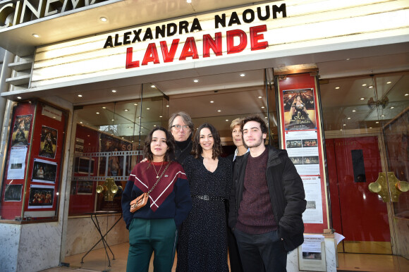 Marguerite Thiam, Eric Borgen, la réalisatrice Alexandra Naoum, Marie Boissard et Sohan Pague lors de l'avant-première du film "Lavande" au cinéma Mac-Mahon à Paris, France, le 4 janvier 2020. © Giancarlo Gorassini/Bestimage