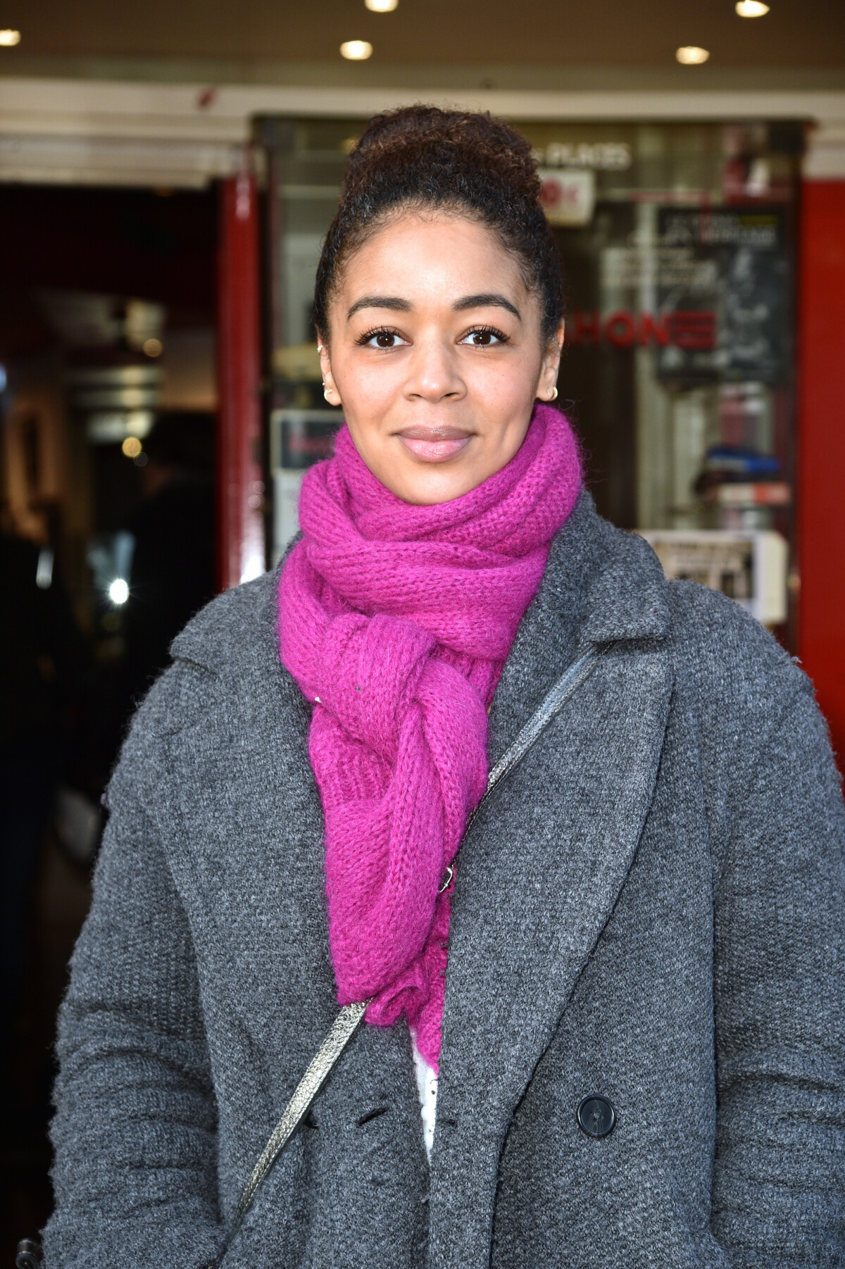 Photo Aurélie Konaté lors de l'avantpremière