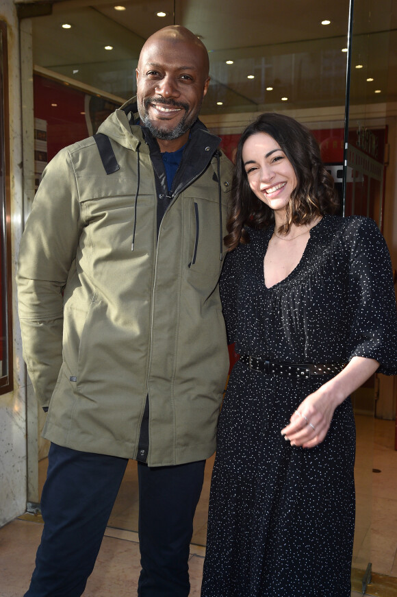 Harry Roselmack et la réalisatrice Alexandra Naoum lors de l'avant-première du film "Lavande" au cinéma Mac-Mahon à Paris, France, le 4 janvier 2020. © Giancarlo Gorassini/Bestimage