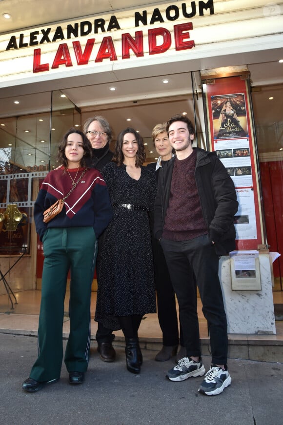 Marguerite Thiam, Eric Borgen, la réalisatrice Alexandra Naoum, Marie Boissard et Sohan Pague lors de l'avant-première du film "Lavande" au cinéma Mac-Mahon à Paris, France, le 4 janvier 2020. © Giancarlo Gorassini/Bestimage