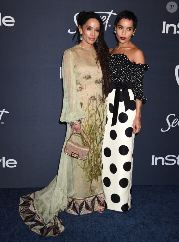 <span>Lisa Bonet et Zoë Kravitz à la soirée Warner des Golden Globes le 5 février 2020 à Beverly Hills</span>