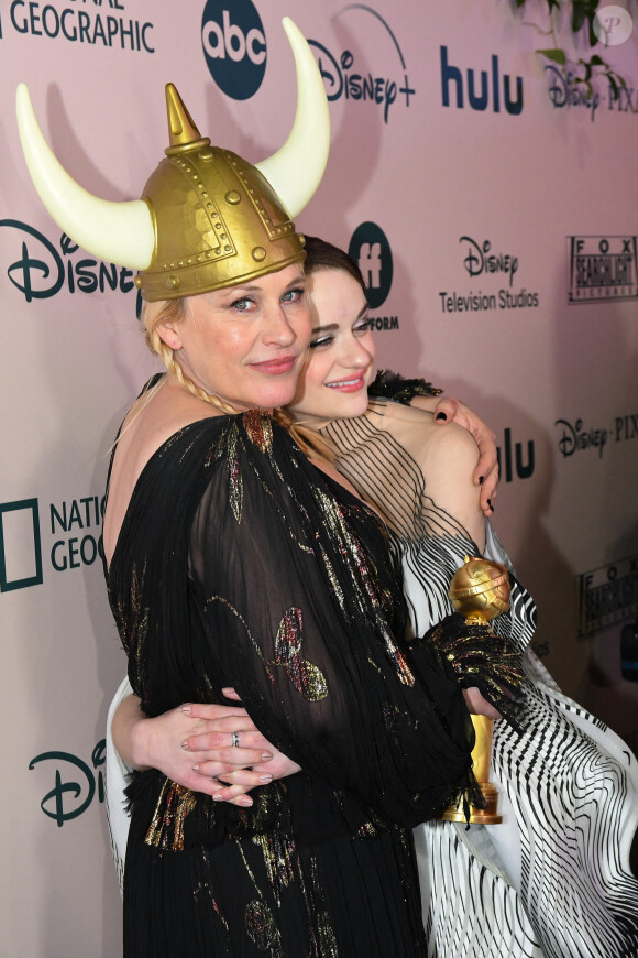 Patricia Arquette et Joey King à l'after party Walt Disney Company de la 77ème cérémonie annuelle des Golden Globe Awards à l'hôtel Beverly Hilton à Los Angeles, Californie, Etats-Unis, le 5 janvier 2020.