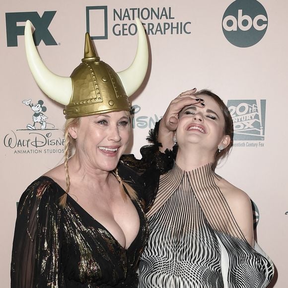 Patricia Arquette et Joey King à l'after party Walt Disney Company de la 77ème cérémonie annuelle des Golden Globe Awards à l'hôtel Beverly Hilton à Los Angeles, Californie, Etats-Unis, le 5 janvier 2020.