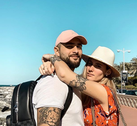 Jesta et Benoït de "Koh-Lanta" en amoureux à Dubaï - Instagram, 9 février 2019