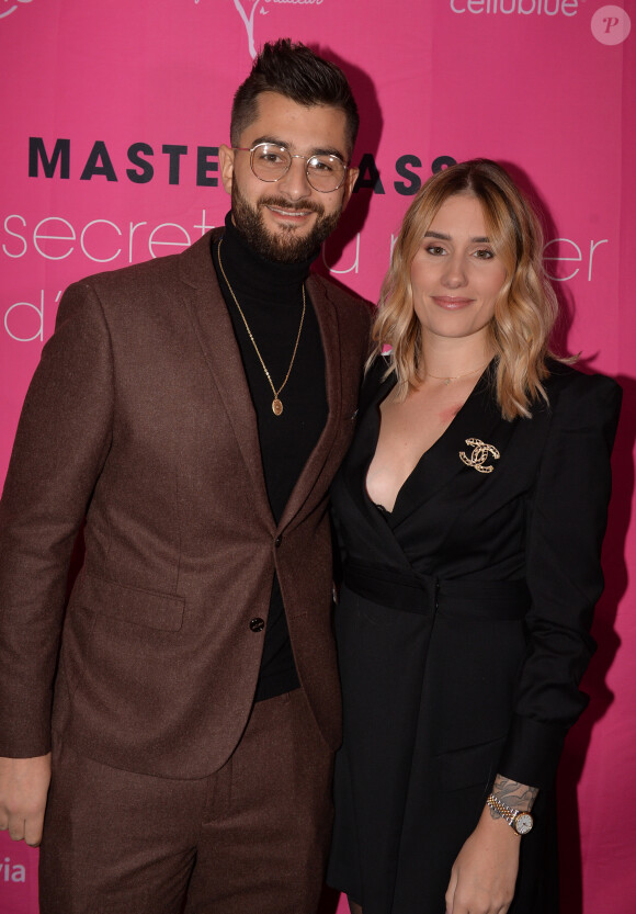 Exclusif - Benoît Assadi et sa femme Jesta Hillmann (Koh-Lanta) - Soirée "Masterclass - Les secrets du métier d'influenceur" à Paris, le 9 décembre 2019. © Veeren/Bestimage