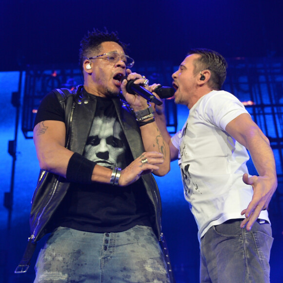 JoeyStarr, Kool Shen - Concert du groupe Suprême NTM à l'AccorHotels Arena de Bercy à Paris le 23 novembre 2019. © Veeren Ramsamy / Bestimage