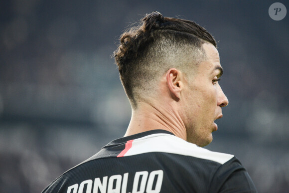 Cristiano Ronaldo lors du match du championnat d'Italie de football Serie A, opposant la Juventus de Turin au Cagliari Calcio Calcio au stade Allianz à Turin, Italie, le 6 janvier 2020. La Juventus a gagné 4-0.