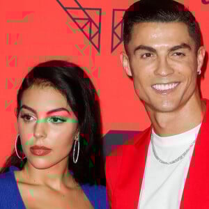 Cristiano Ronaldo et sa compagne Georgina Rodriguez à la soirée MTV European Music Awards 2019 (MTV EMA's) au FIBES Conference and Exhibition Centre à Séville en Espagne, le 3 novembre 2019.