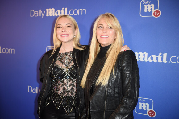 Lindsay Lohan et sa mère Dina Lohan lors de la soirée du "Dailymail.com" à l'Hôtel Moxy à New York, le 6 décembre 2017.
