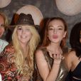 Exclusif - Lindsay Lohan fête son 32e anniversaire avec famille et amis à Mykonos. Grèce, le 2 juillet 2018.