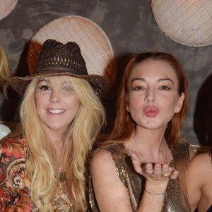 Exclusif - Lindsay Lohan fête son 32e anniversaire avec famille et amis à Mykonos. Grèce, le 2 juillet 2018.