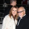 Celine Dion et son mari Rene Angelil arrivent a l'enregistrement de l'emission "Vivement dimanche" au studio Gabriel a Paris le 13 novembre 2013. L'emission sera diffusee le 17 novembre.
