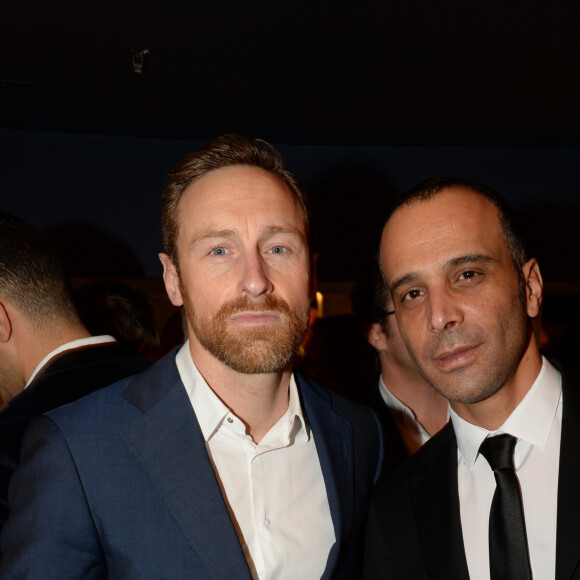 Frank Delay et Adel Kachermi (2be3) - 11ème cérémonie des Globes de Cristal au Lido à Paris, le 30 janvier 2017. © Rachid Bellak/Bestimage