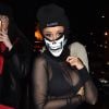 Cardi B et son mari Offset (Migos) dans un restaurant parisien en mage de la Fashion Week de Paris, le jeudi 16 janvier 2020. Il seraient ensuite partis en boîte de nuit.