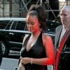 Rihanna à une soirée à New York le 11 juin 2019, en présence également de son compagnon Hassan Jameel.
