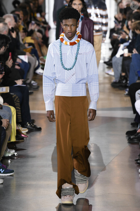 Défilé de mode LANVIN, collection homme automne-hiver 2020/2021. Paris, le 19 janvier 2020.