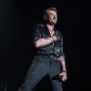 Exclusif - Johnny Hallyday en concert au POPB de Bercy a Paris - Jour 3 de la tournee "Born Rocker Tour". Le 16 juin 2013.